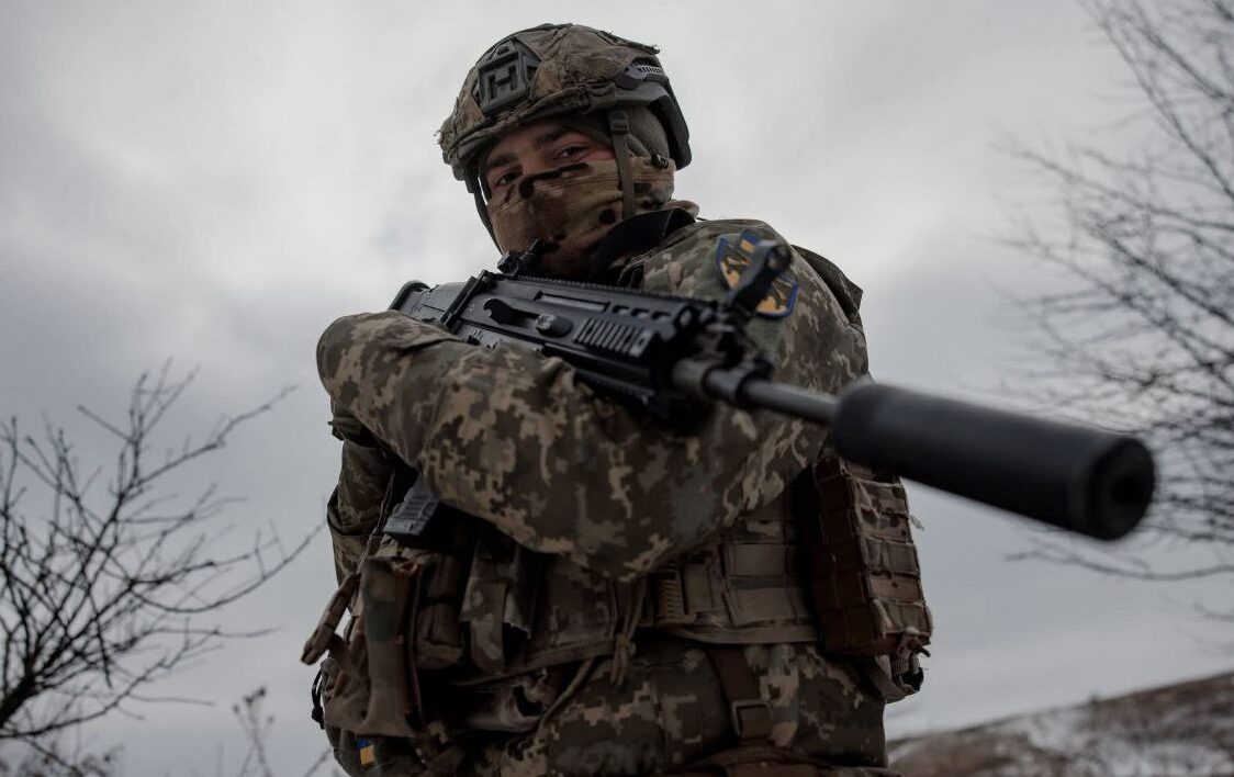 Ukrainian soldier