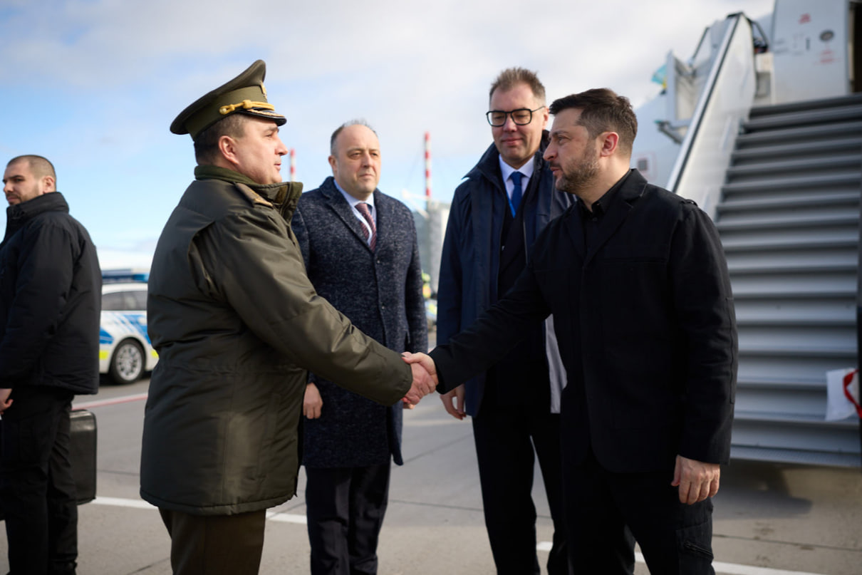 Volodymyr Zelenskyy arrives to Munich. 13 February 2026