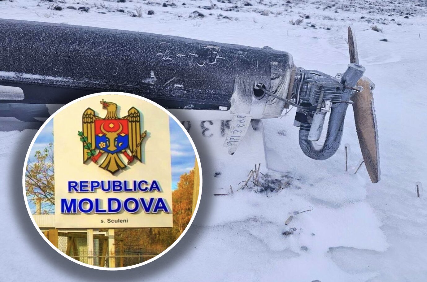 Russian Drone Found in Moldova Near Ukraine Border