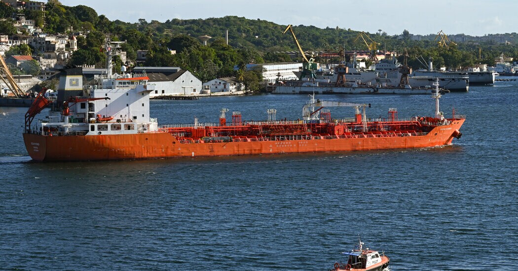 Russia sends oil tankers to Cuba amid energy blockade
