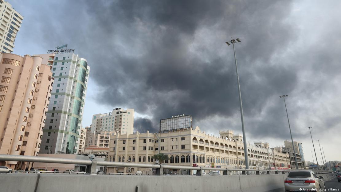 An Iranian missile struck a U.S. Navy base in Bahrain