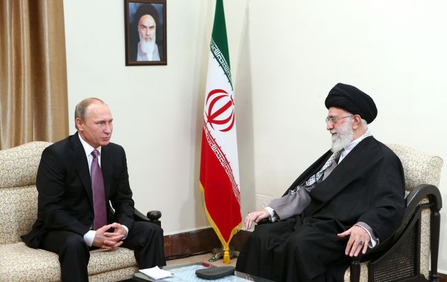 Vladimir Putin and Ali Khamenei