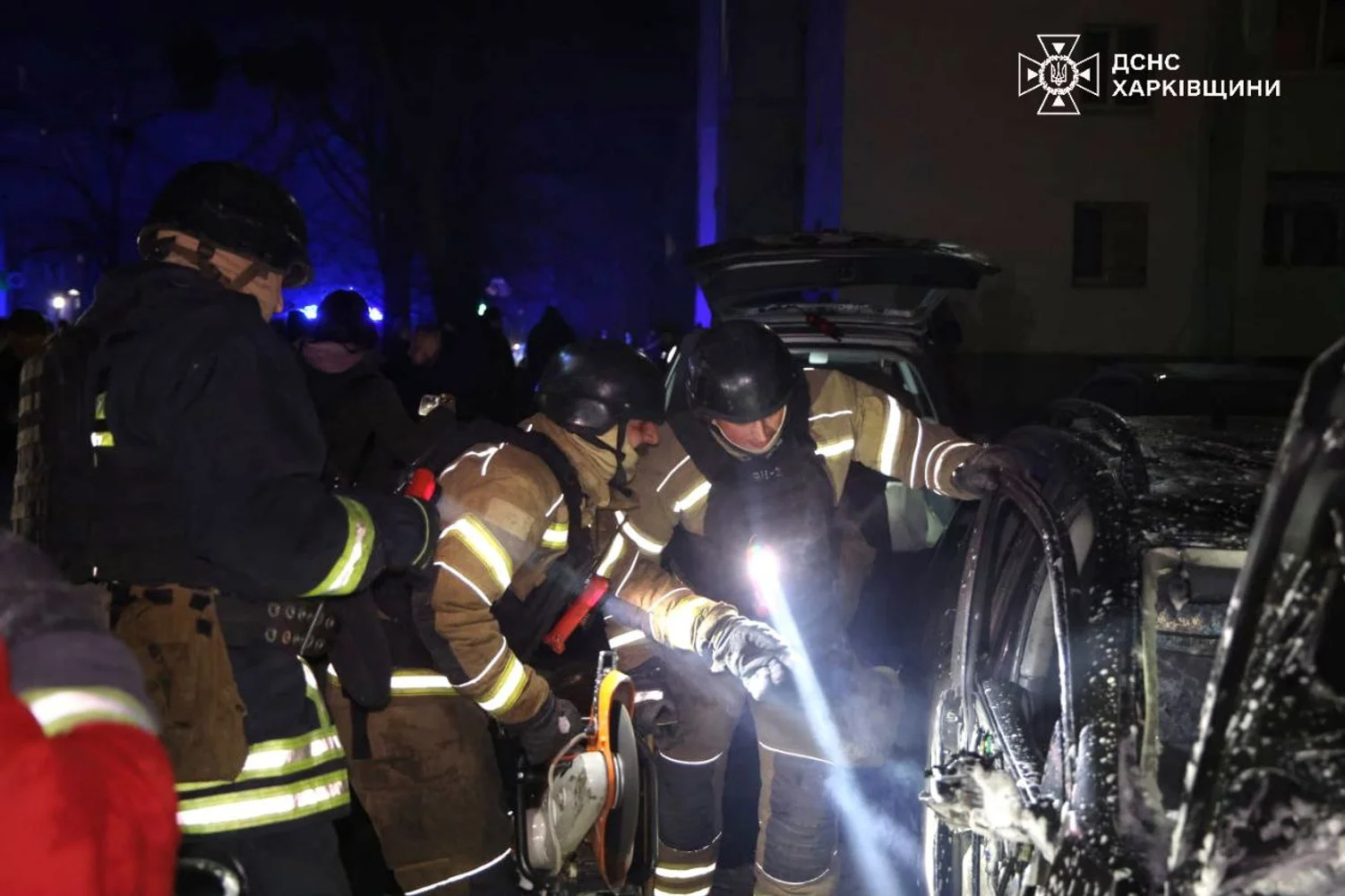 Consequences of Russian attacks in Kharkiv
