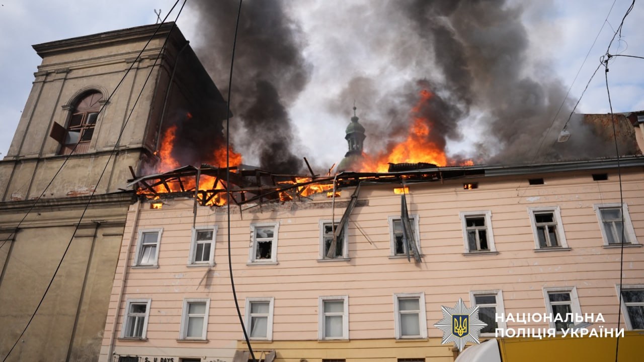 Russian attack in Lviv