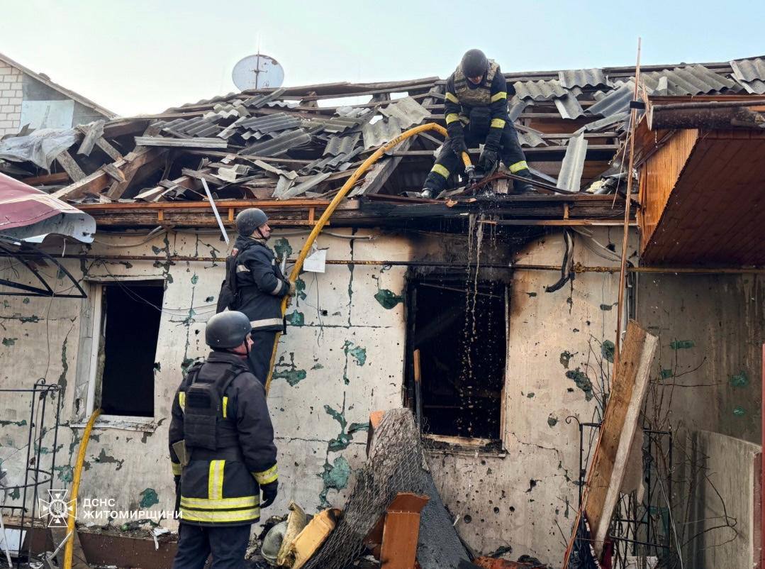 Russian attack in Zhytomyr