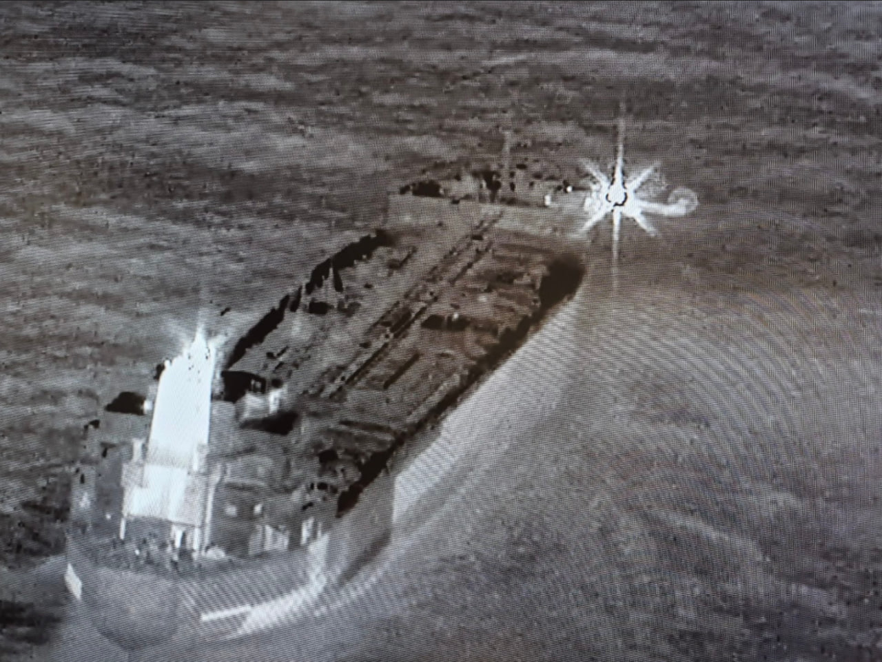 The oil tanker Ethera, which Belgium arrested on March, 1