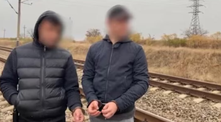 Detention of teenagers in Melitopol
