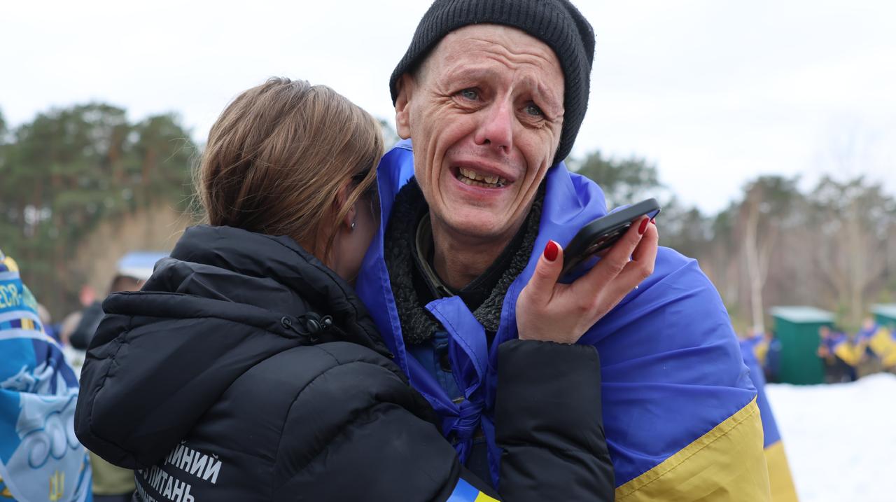 Ukrainian released from Russian captivity
