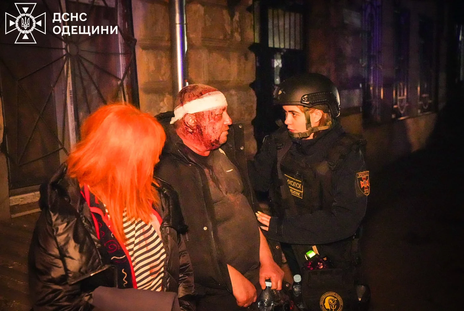 Russian attack in Odesa