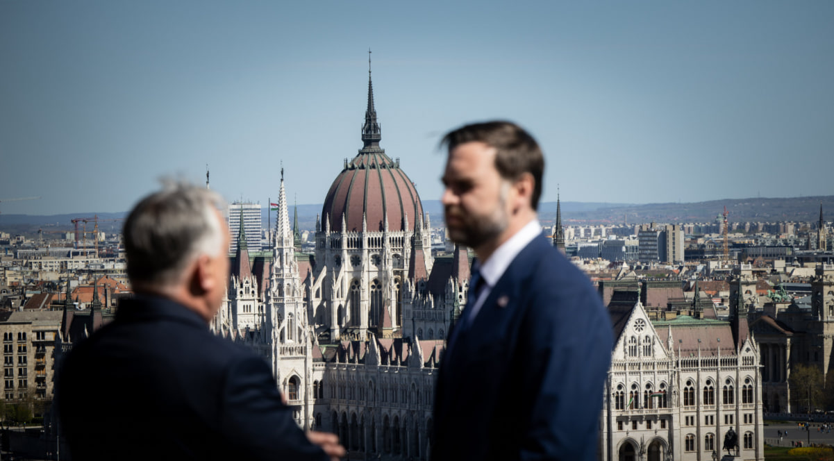 Viktor Orban and JD Vance in Budapest