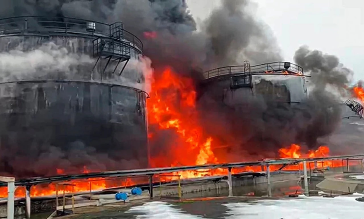 Consequences of the attack by the Ukrainian Unmanned Systems Forces on the Russian plant "Cherepovets-Azot"