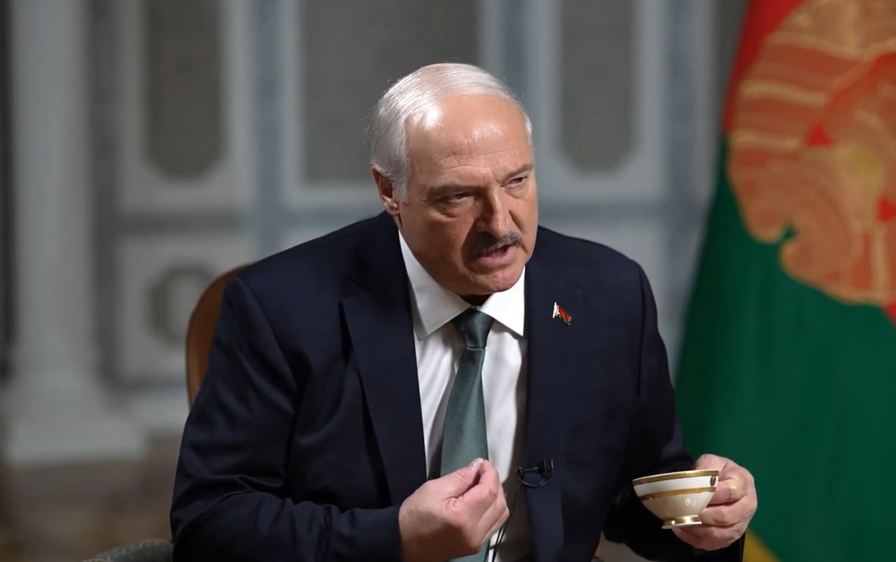 Alexander Lukashenko in an interview