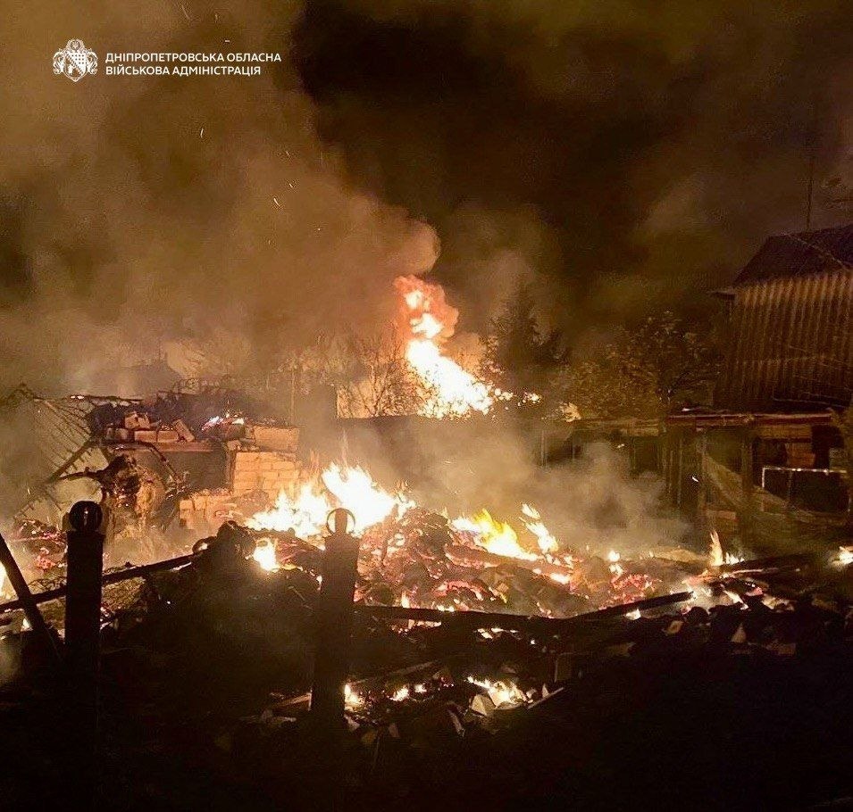 russian attack in the Dnipropetrovsk region