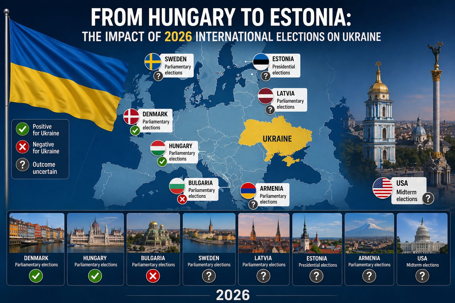 From Hungary to Estonia: The Impact of 2026 International Elections on Ukraine
