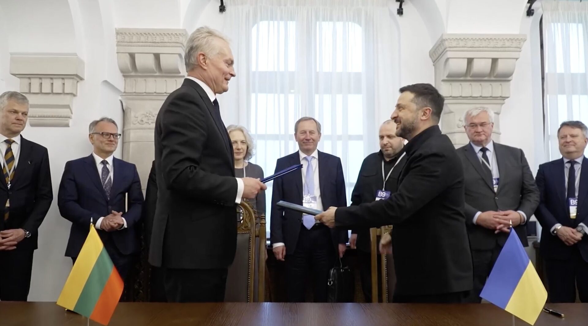 Ukraine and Lithuania